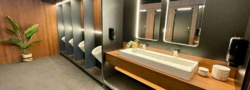 Modular Moka, baños para eventos en interiores