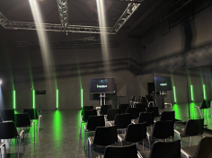 Disposición del espacio para eventos 