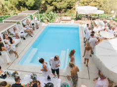 White Pool Party