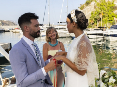 Boat wedding in Spain