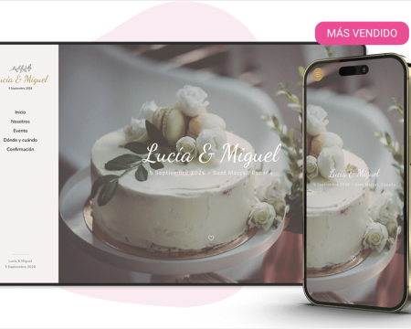 Celestial - Invitación online de boda