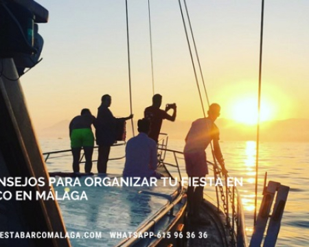 Fiestas en barco en Málaga