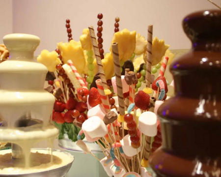 Fuentes de chocolate