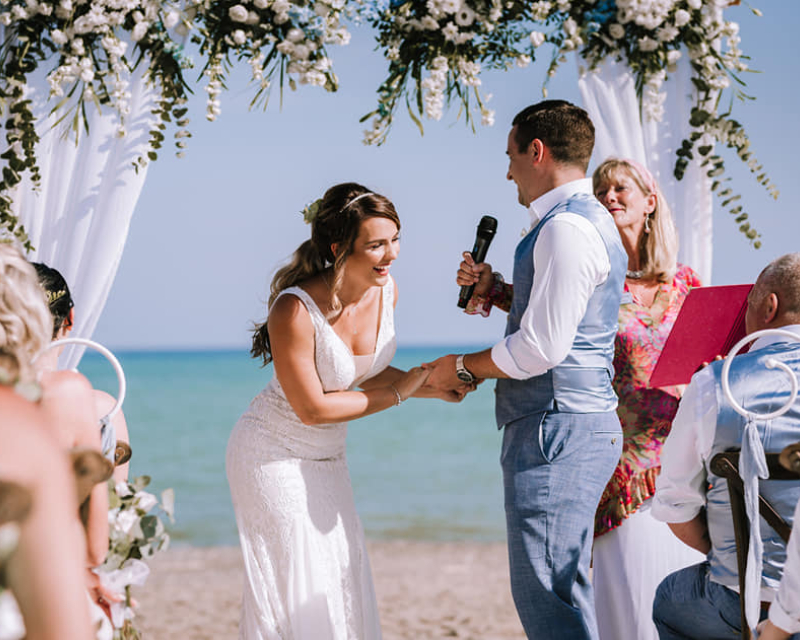 Beach wedding in Spain